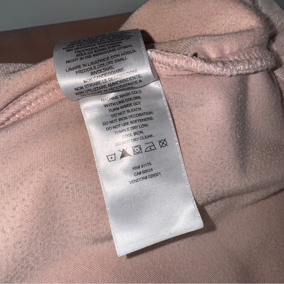 Fila Pink Velour Hoodie Sweatshirt Quarter Zip Pullover Size Medium Athleisure - Picture 10 of 10